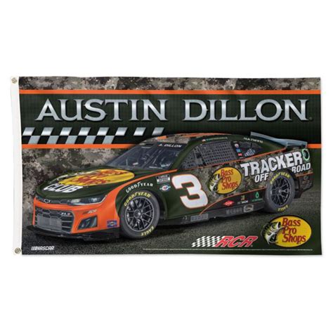 2023 Austin Dillon Flag (one-sided) – RCR Museum & Team Store