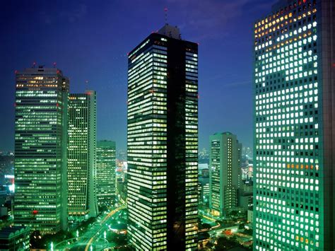 Skyscraper, Cityscape, Tokyo, Building, Night, City wallpaper - Coolwallpapers.me!