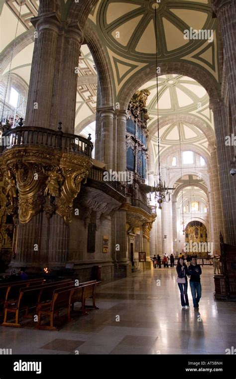 Interior of the Metropolitan Cathedral of Mexico City Stock Photo - Alamy