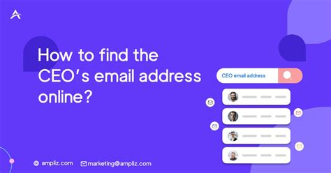 3 Easy Best Ways To Find CEO Email Address Of Company