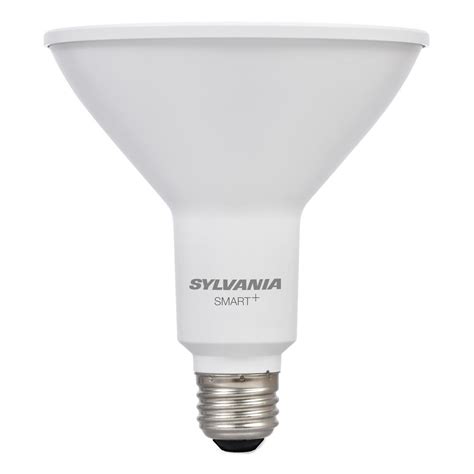 Sylvania SMART+ ZigBee Soft White PAR38 Outdoor LED Smart Flood Light Bulb-74580 - The Home Depot