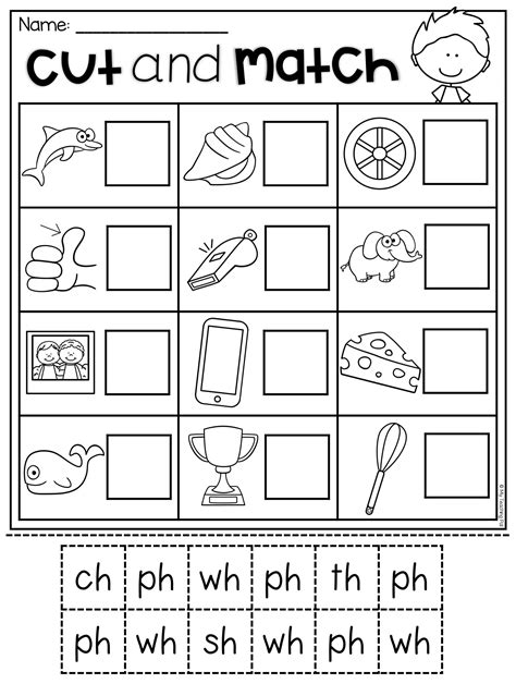 Ph Words For Grade 1 Worksheets