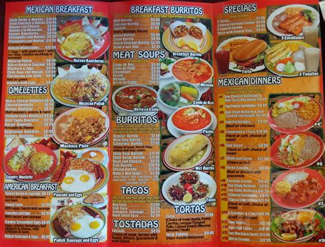 Belinda's Authentic Mexican Food menu in Buena Park, California, USA