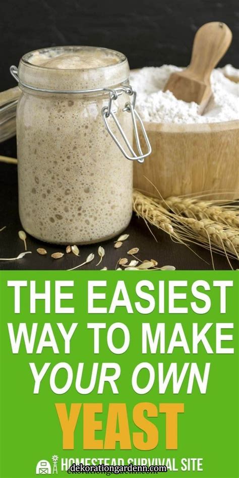 Arguably.. Arguably the easiest way to make your own yeast is to grow a ...