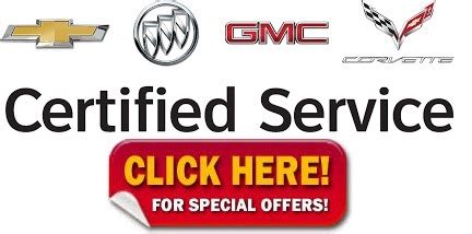 GM Chevy GMC Buick Service Offers Specials - Sunshine Coast Chevrolet ...