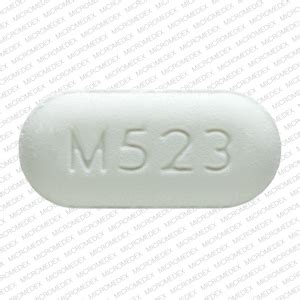 M523 10/325 Pill White Capsule/Oblong - Pill Identifier