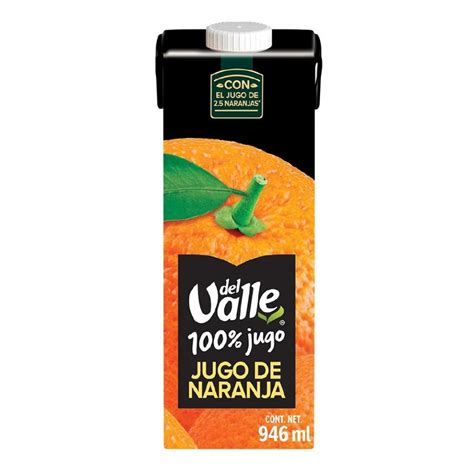 Jugo de naranja Del Valle 100% jugo 946 ml | Walmart