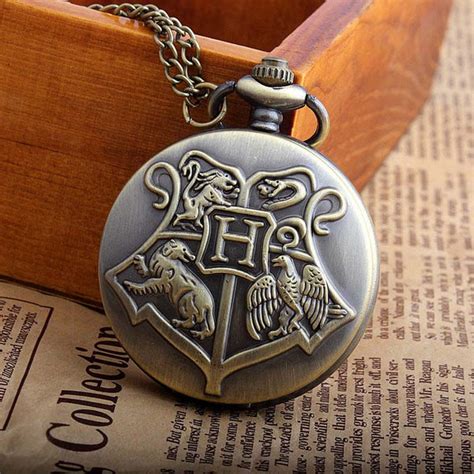 Vintage Style Harry Potter Hogwarts Pocket Watch – My Fav Jewelry