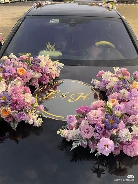 luxury cars decorations flowers | Carros de casamento, Organizar casamento, Decoração de casamento