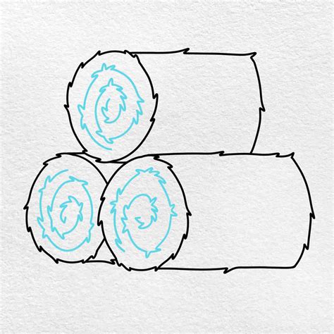 How to Draw a Hay Bale - HelloArtsy