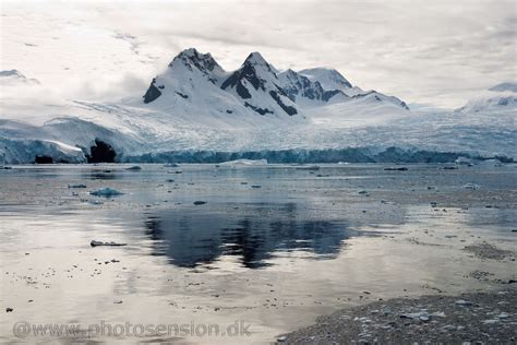 Jagged mountains and glaciers in Cierva Cove