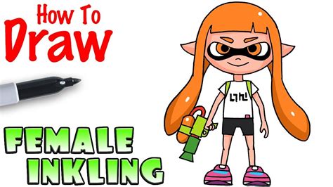 How to Draw Female Inkling | Splatoon - YouTube