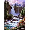 Amazon.com: 5D DIY Diamond Painting Waterfalls Landscapes, Kaliosy by ...