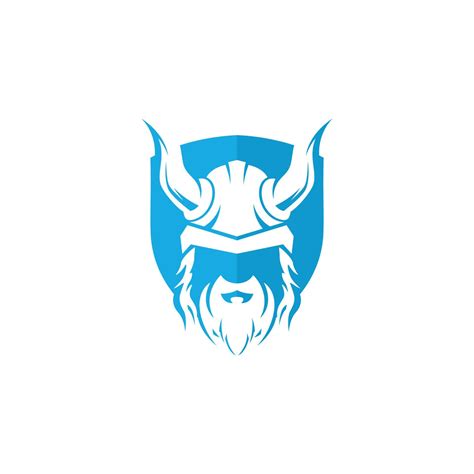 Viking helmet logo on white background 22213608 Vector Art at Vecteezy