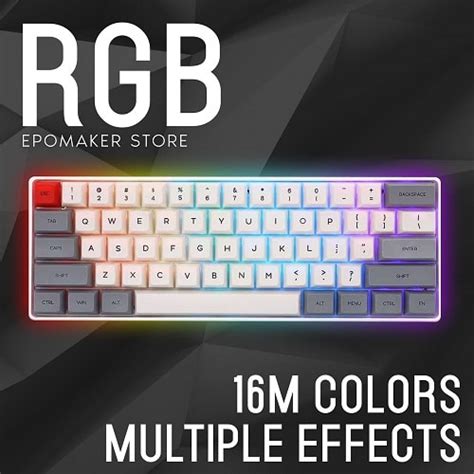 Skyloong SK61 RGB Mechanical Keyboard | Hotswappable | White - Vibe Gaming