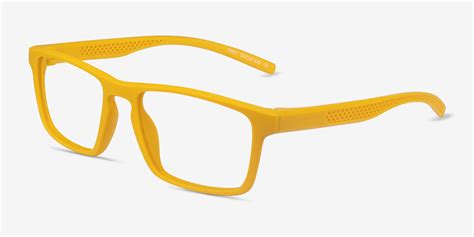 First Rectangle Yellow Glasses for Men | Eyebuydirect Canada