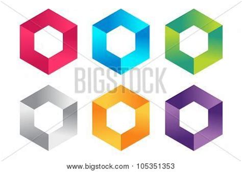 Abstract square logo vector template. Corner geometric shape and symmetric symbol, square icon ...