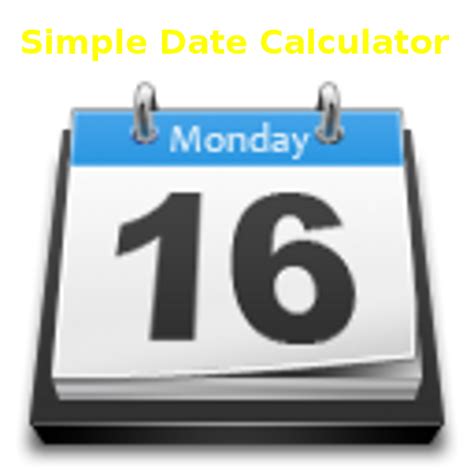 Simple Date Calculator - Apps on Google Play