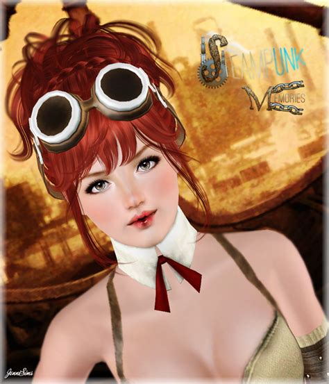 Downloads sims 3: Accessories Steampunk backpack, Goggles, Hat ,Neck ...