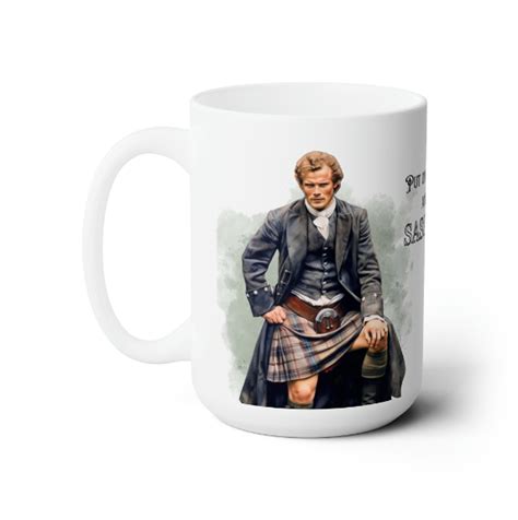 Jamie Fraser in Kilt Ceramic Mug/11oz.&15oz. - Etsy