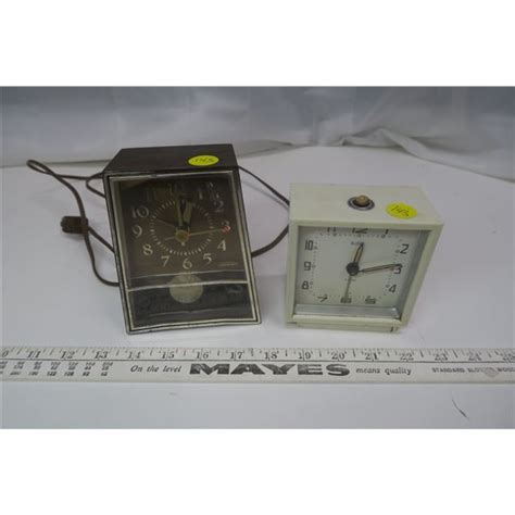 Wind-up Alarm Clock and Powered Alarm Clock