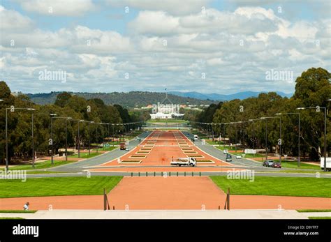 Anzac Parade, War Memorial, Canberra, ACT, Australia Stock Photo - Alamy