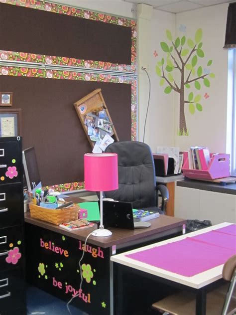 Classroom decor...teacher's desk | Classroom desk, Classroom decor, Classroom decorations