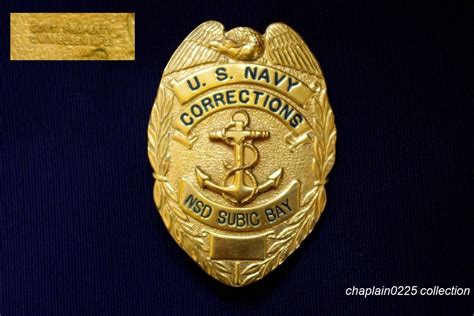 U.S. Navy Corrections, NSD Subic Bay (My collection) Subic Bay, Police Badges, Law Enforcement ...