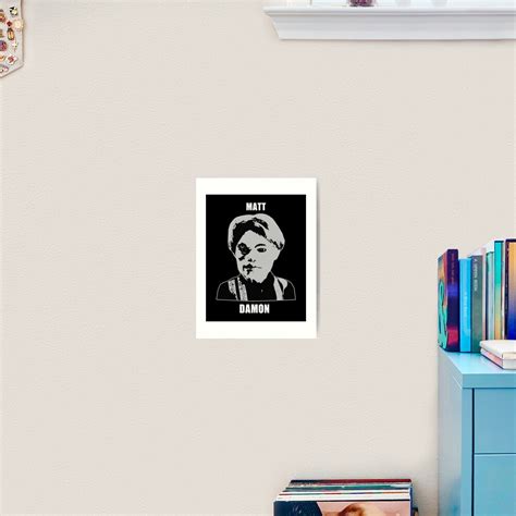 "Matt Damon Actor Movie Team America Puppet Funny Comedy World Police Vintage" Art Print for ...