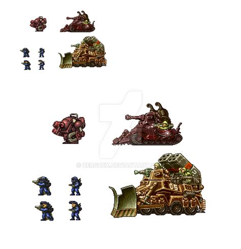 Custom Metal Slug sprites by ZergRex on DeviantArt