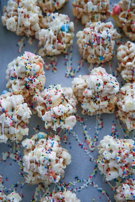 Rainbow Marshmallow Popcorn Balls | Recipe | Marshmallow popcorn balls, Marshmallow popcorn ...