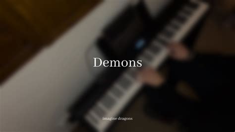 Demons Imagine Dragons - Piano cover - YouTube