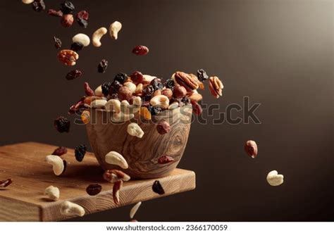 Flying Dried Fruits Nuts Mix Nuts Stock Photo 2366170059 | Shutterstock