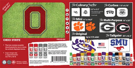 Ohio State Buckeyes - "O" Logo Stencil Kit - Original/XL | U-Stencil ...