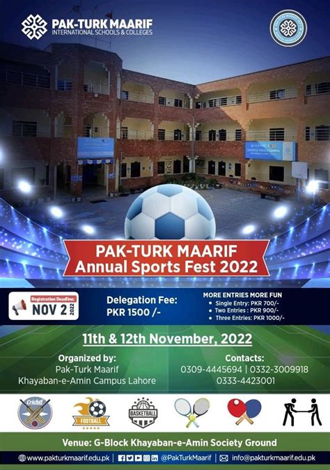 Pak-Turk Maarif Annual Sports Fest' 22 | Lahore