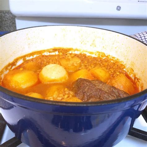 Best Cholent Recipe Ever - Jewish Overnight Stew in a Dutch Oven