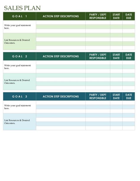 32 Sales Plan & Sales Strategy Templates [Word & Excel]