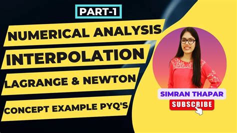 Numerical Analysis | Interpolation Formula : Lagrange & Newton Methods - Concept, Examples & PYQ ...