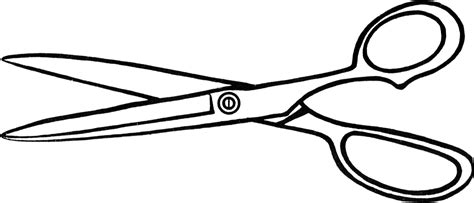 Scissors And Comb Drawing | Free download on ClipArtMag