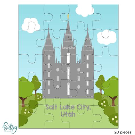 Salt Lake City Temple Puzzle