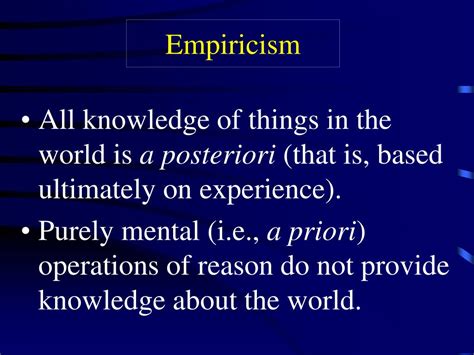 PPT - Empiricism PowerPoint Presentation, free download - ID:1105522