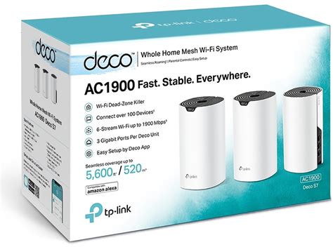 TP-Link Deco S7(3-pack) - Smart home mesh Wi-Fi system (3-pack ...