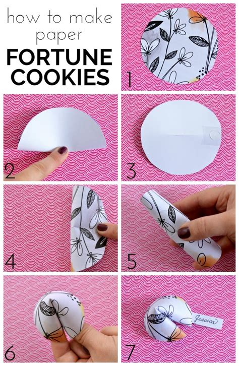 SCRAPBOOK PAPER FORTUNE COOKIES - Mad in Crafts