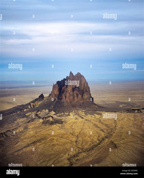 Aerial view shiprock new mexico hi-res stock photography and images - Alamy