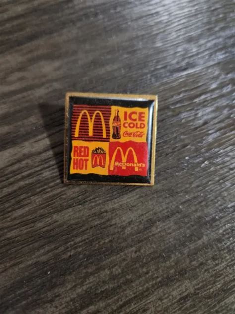 VINTAGE NOS MCDONALD'S Coca Cola Pin Lapel Tie Manager's Meeting 1992 Uniform $17.44 - PicClick CA