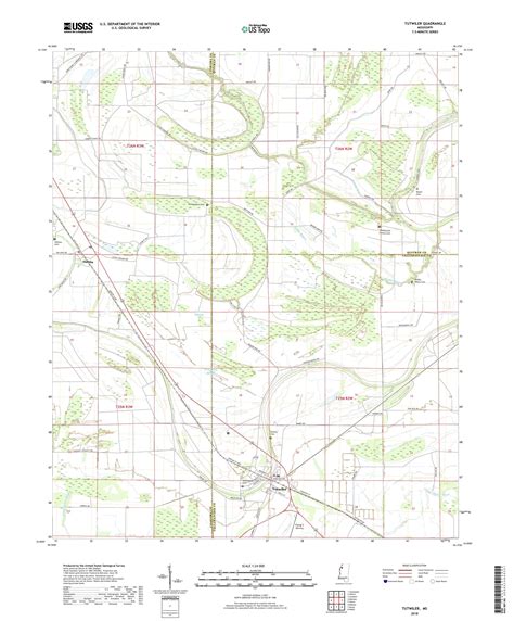 MyTopo Tutwiler, Mississippi USGS Quad Topo Map