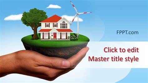 Free Energy-Efficient Home PowerPoint Template - Free PowerPoint Templates