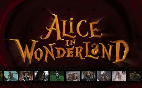 Alice in Wonderland Wallpaper - Filmstrip - Alice in Wonderland (2010) Wallpaper (10613284) - Fanpop