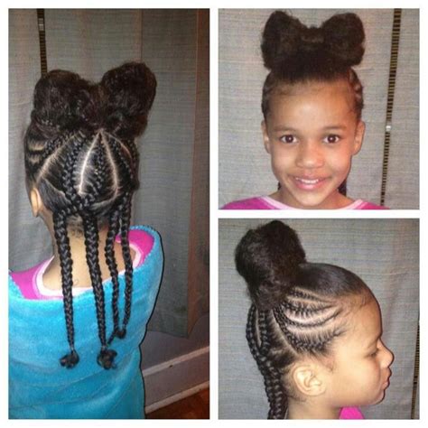 10+ images about Natural Kids: Hair Bow Styles on Pinterest | Bow braid ...