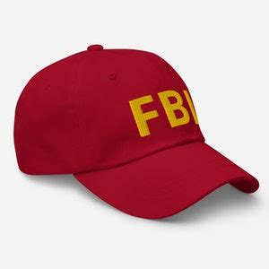 FBI Hat, FBI Embroidered Baseball Cap, Federal Bureau of Investigation Gift, FBI Gifts - Etsy